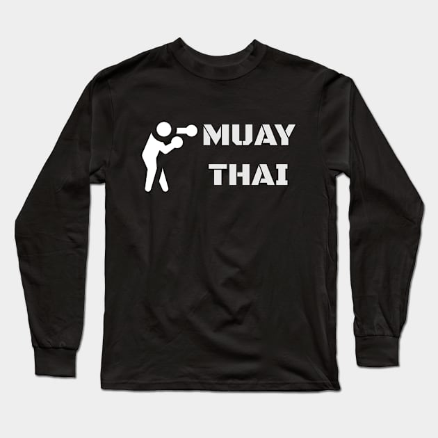 Muay thai t-shirt Long Sleeve T-Shirt by SunArt-shop